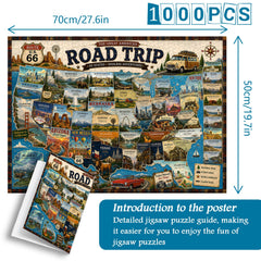 American Road Trip Jigsaw Puzzle 1000 Pieces