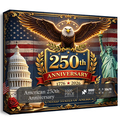 American 250th Anniversary Jigsaw Puzzle 1000 Pieces