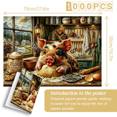 Puzzle Piggy Chef da 1000 pezzi