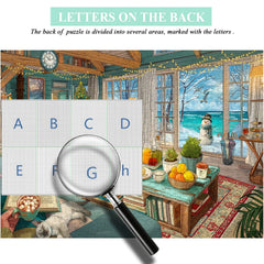 Beach Cottage Jigsaw Puzzle 1000 Pieces