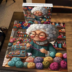Grandma’s Knitting Jigsaw Puzzle 1000 Pieces