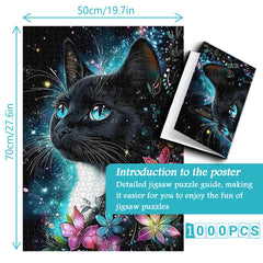 Starlight Cat Jigsaw Puzzle 1000 Pieces