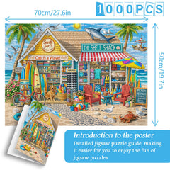 Shoreline Shop Jigsaw Puzzle 1000 pezzi