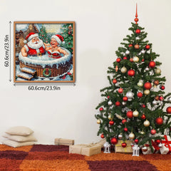 Christmas Hot Spring Time Jigsaw Puzzle 1000 Pieces