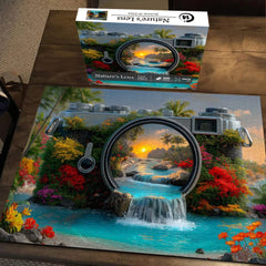 Lente de la naturaleza Rompecabezas Puzzle 1000 piezas