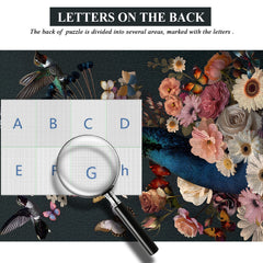 Floral Peacock Jigsaw Puzzle 1000 Pieces