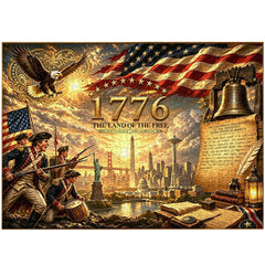 Freedom's Golden Dawn Jigsaw Puzzle 1000 Pieces