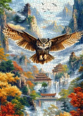 Mountain Owl Jigsaw Puzzle 1000 Pieces