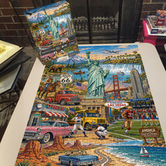 America Collage Jigsaw Puzzle 1000 Pieces