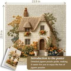 Puzzle ricamato Garden Cottage 1000 pezzi