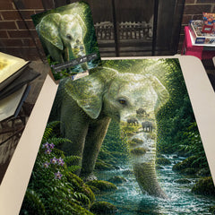 Elephant’s Forest Soul Jigsaw Puzzle 1000 Pieces