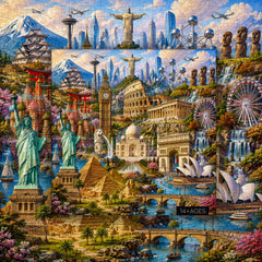 Puzzle Maravillas del Mundo 1000 Piezas