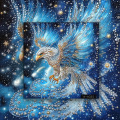 Azure Crystal Winged Eagle Jigsaw Puzzle 1000 Pieces