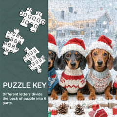 Santa Pup Posse Jigsaw Puzzle 1000 Stücke