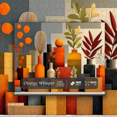 Orange Whisper Jigsaw Puzzle 1000 Pieces