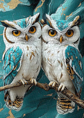 Marble Owls Jigsaw Puzzle 1000 Pieces