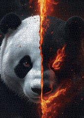 Fire Realm Panda Jigsaw Puzzle 1000 Pieces