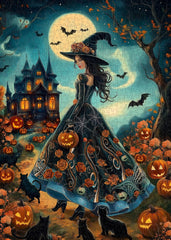 Mystic Night Witch Jigsaw Puzzle 1000 Pieces