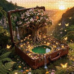 The Suitcase Arcadia Jigsaw Puzzle 1000 Pieces