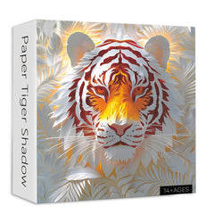 Paper tigre shadow puzzle puzzle 1000 pezzi