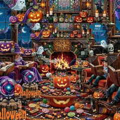 Halloween Hearth Puzzle 1000 Teile