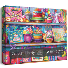 Colorful Party Jigsaw Puzzle 1000 Pieces