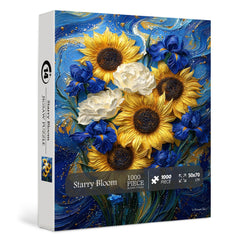 Starry Bloom Jigsaw Puzzle 1000 Pieces