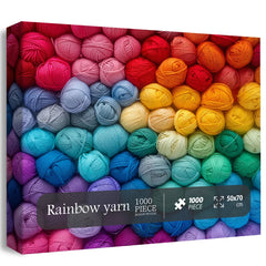 Regenbogengarn -Puzzle 1000 Stücke