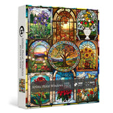 Artistic Floral Windows Jigsaw Puzzle 1000 Pieces
