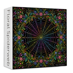 Blumenspinnennetz-Puzzle 1000 Teile
