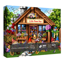Gnome Garden Freude Puzzle 1000 Stücke