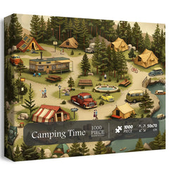 Camping Time Jigsaw Puzzle 1000 Pieces