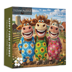 Happy Farm Friends Jigsaw Puzzle 1000 Pieces