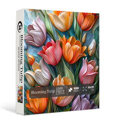Puzzle tulipano in fiore puzzle 1000 pezzi