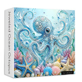 Puzzle con polpo oceanico ingioiellato, 1000 pezzi