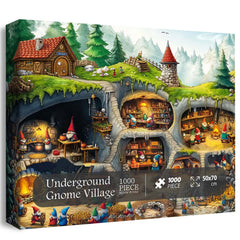 Underground Gnome Village Puzzle 1000 Stücke