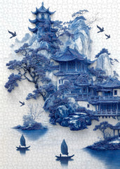 Blue Serenity Jigsaw Puzzle 1000 Pieces