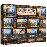 Puzzle Amérique d'hier et d'aujourd'hui 1000 pièces