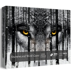 Snowwood Wolf Gaze Jigsaw Puzzle 1000 Pieces