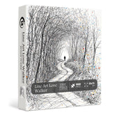 Line Art Lone Walker Jigsaw Puzzle 1000 Pieces