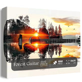 Guitarra de bosque rompecabezas rompecabezas 1000 piezas