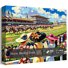 Puzzle Événement de courses de chevaux 1000 pièces