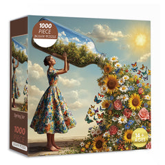 Puzzle Pot de Printemps 1000 pièces