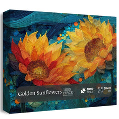 Goldene Sonnenblumen Puzzle 1000 Teile