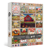 Pielle de rompecabezas de collage de la granja 1000 piezas