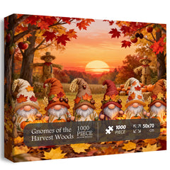 Gnomes of the Harvest Woods Jigsaw Puzzle 1000 Pieces