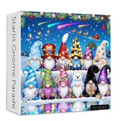 Starlit Gnome Parade Puzzle 1000 Stücke