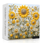Golden Sunflower Jigsaw Puzzle 1000 Pieces
