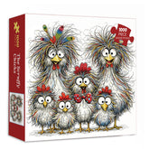 Puzzle delle pulcine trasandate, 1000 pezzi
