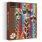 Fabric Giraffe Jigsaw Puzzle 1000 Pieces